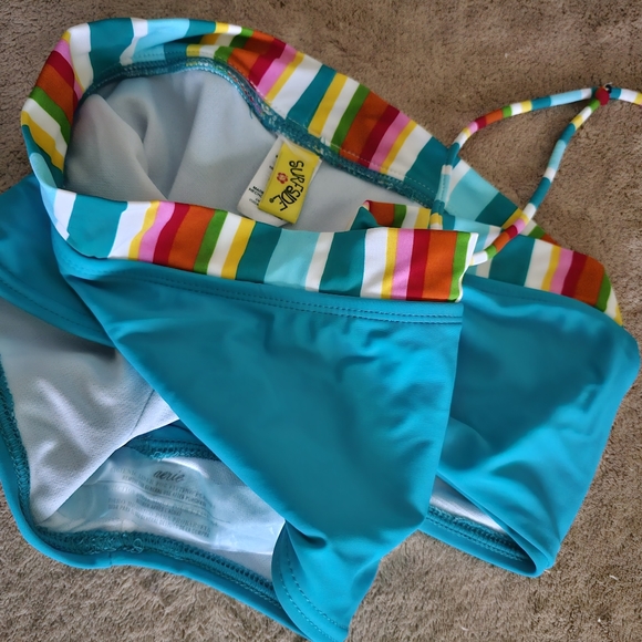 Surf Side Swimming Suit Button. Size XL. Color Blue. - Picture 2 of 3